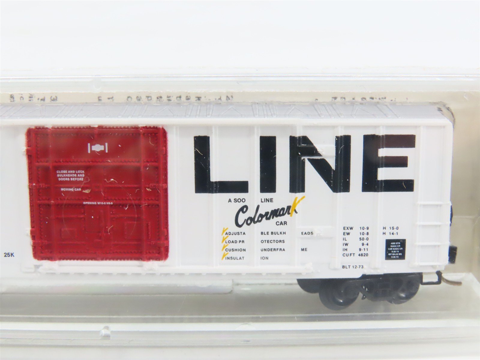 N Scale Kadee Micro-Trains MTL 27120 SOO Line Colormark 50' Box Car #178528