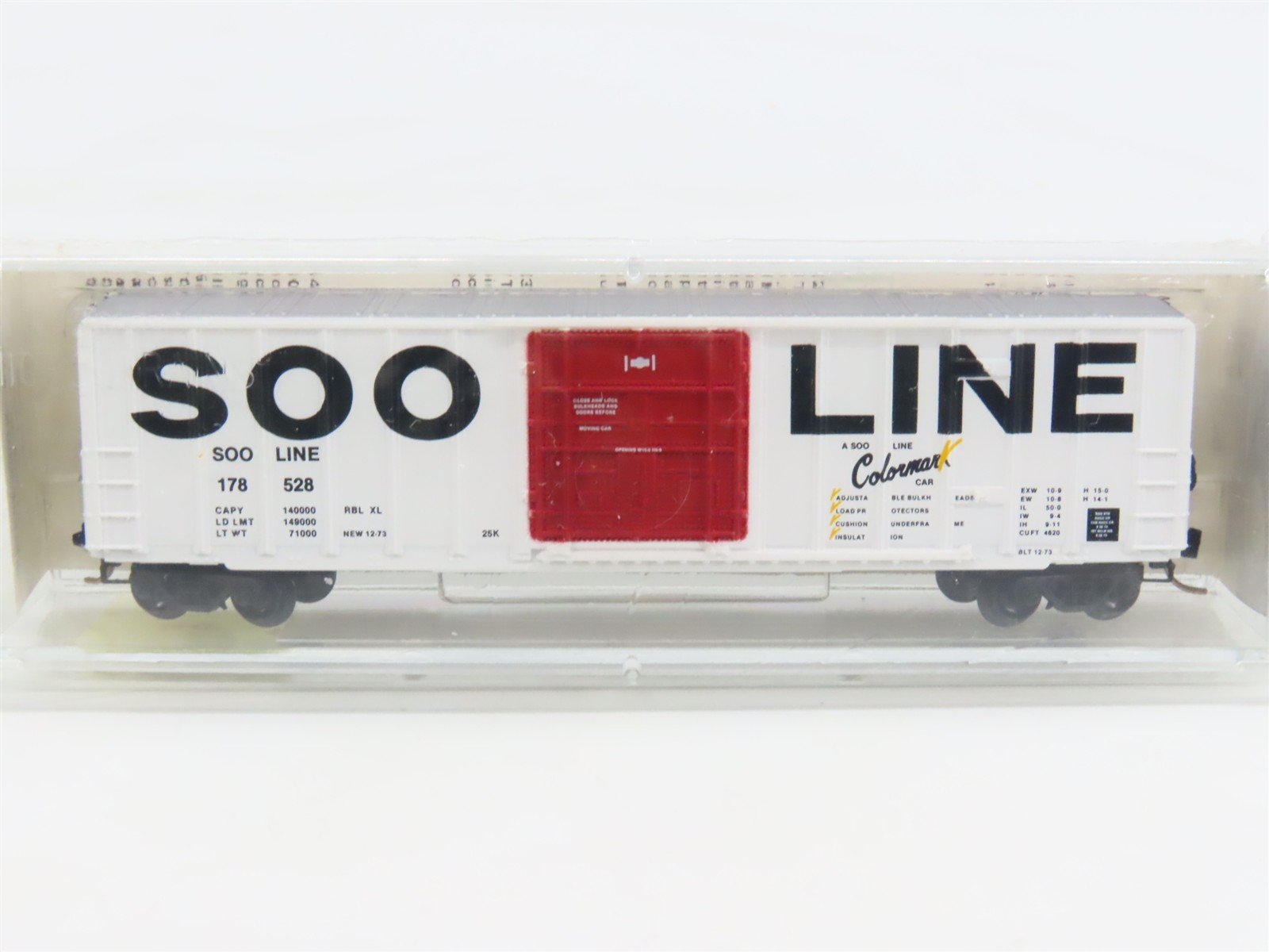 N Scale Kadee Micro-Trains MTL 27120 SOO Line Colormark 50' Box Car #178528