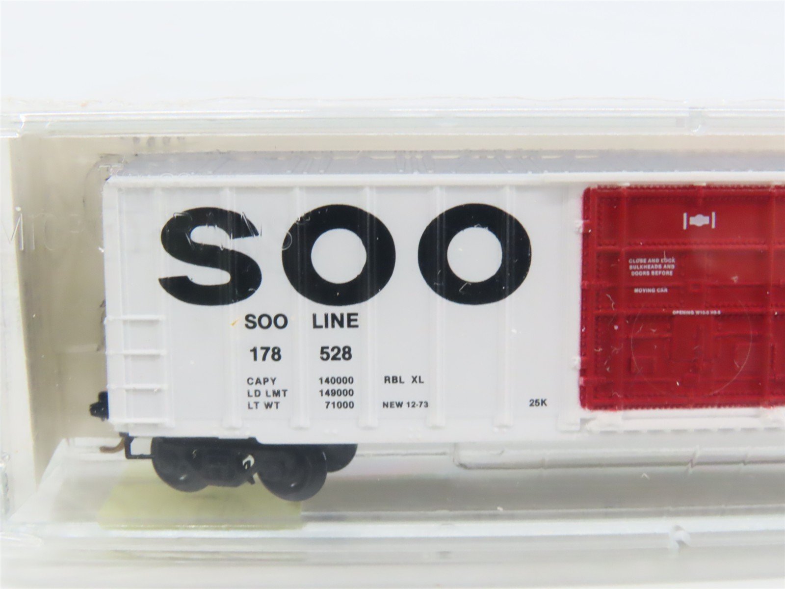 N Scale Kadee Micro-Trains MTL 27120 SOO Line Colormark 50' Box Car #178528