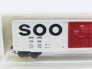 N Scale Kadee Micro-Trains MTL 27120 SOO Line Colormark 50' Box Car #178528