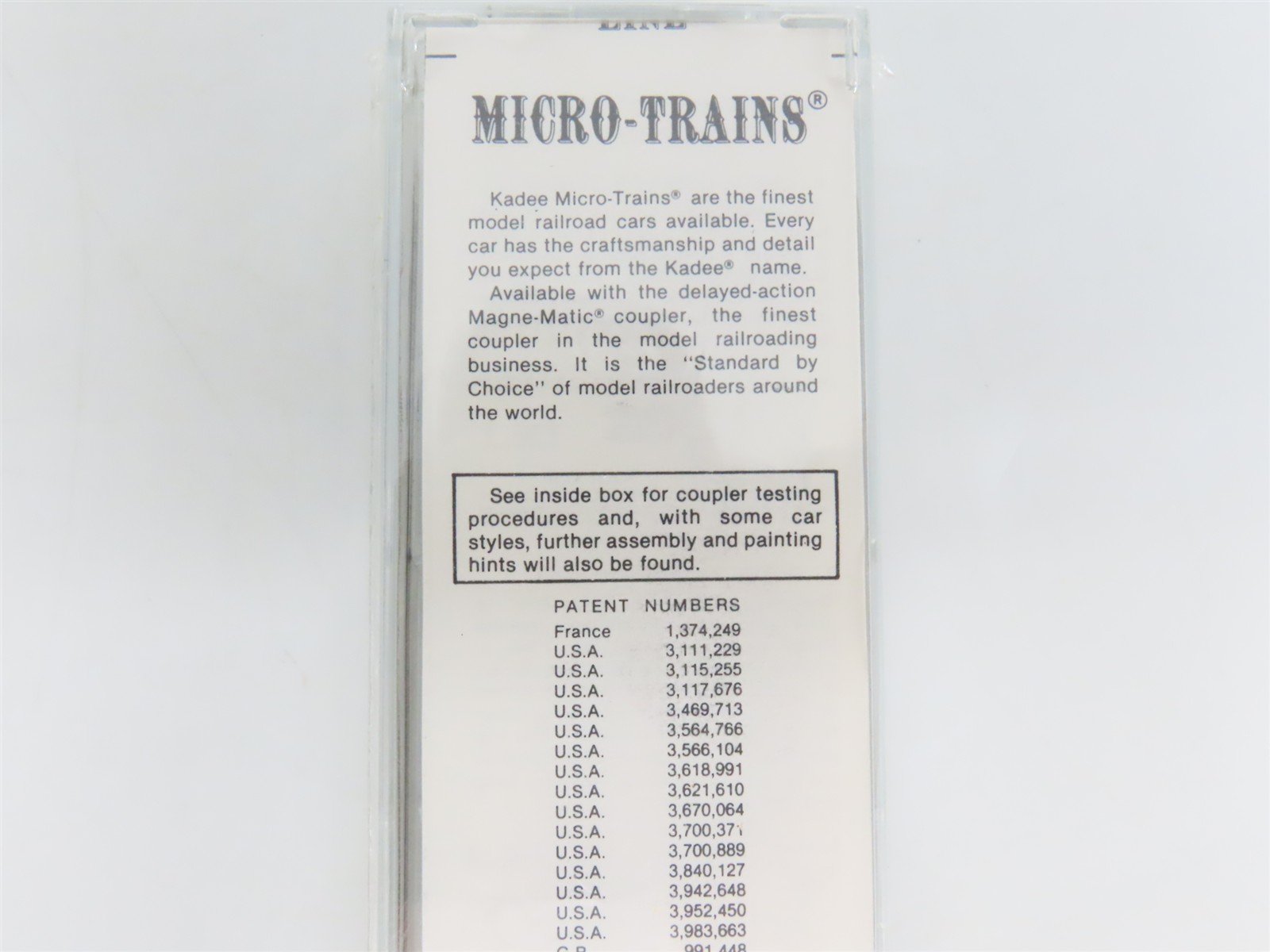 N Scale Kadee Micro-Trains MTL 27120 SOO Line Colormark 50' Box Car #178528