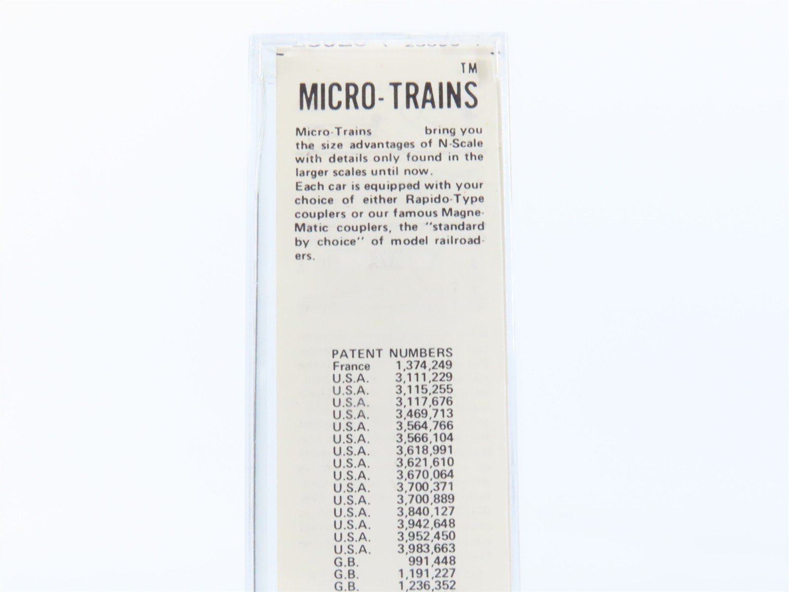 N Scale Kadee Micro-Trains MTL 23020 SP Southern Pacific 40' Box Car #66627