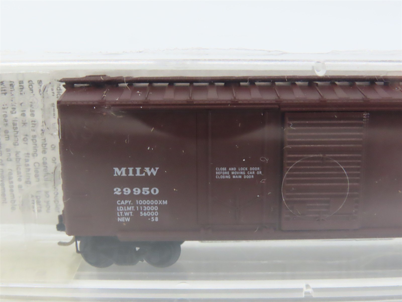 N Scale Kadee Micro-Trains MTL 22180 MILW Milwaukee Road 40' Box Car #29950