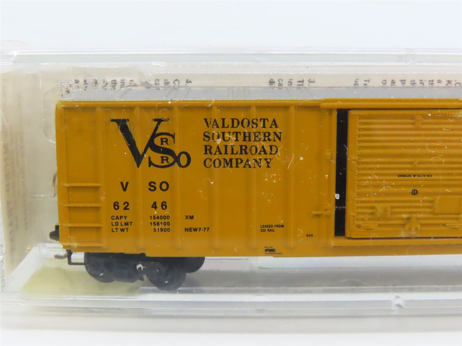 N Scale Kadee Micro-Trains MTL 25450 VSO Valdosta Southern 50' Box Car #6246