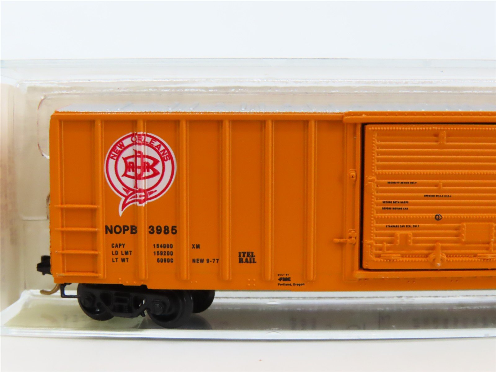 N Kadee Micro-Trains MTL 25110 NOPB New Orleans Publix Belt 50' Box Car #3985