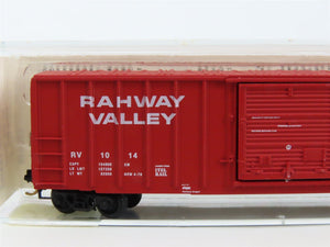 N Scale Kadee Micro-Trains MTL 25090 RV Rahway Valley 50' Rib Side Box Car #1014