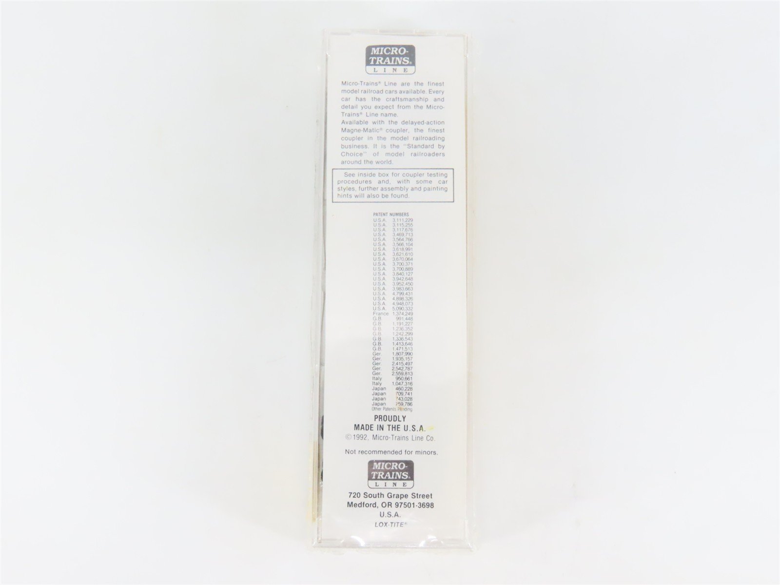 N Scale Micro-Trains MTL 30170 BN Union Railroad of Oregon 50' Box Car #223665