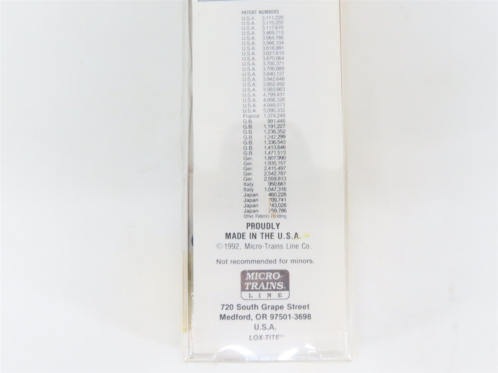N Scale Micro-Trains MTL 30170 BN Union Railroad of Oregon 50' Box Car #223665