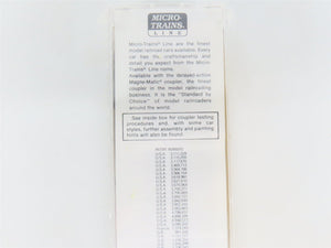 N Scale Micro-Trains MTL 30170 BN Union Railroad of Oregon 50' Box Car #223665