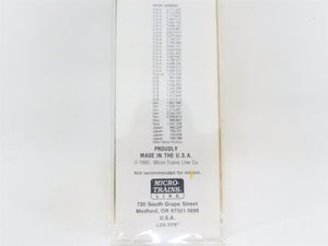 N Scale Micro-Trains MTL 30170 BN Union Railroad of Oregon 50' Box Car #223665