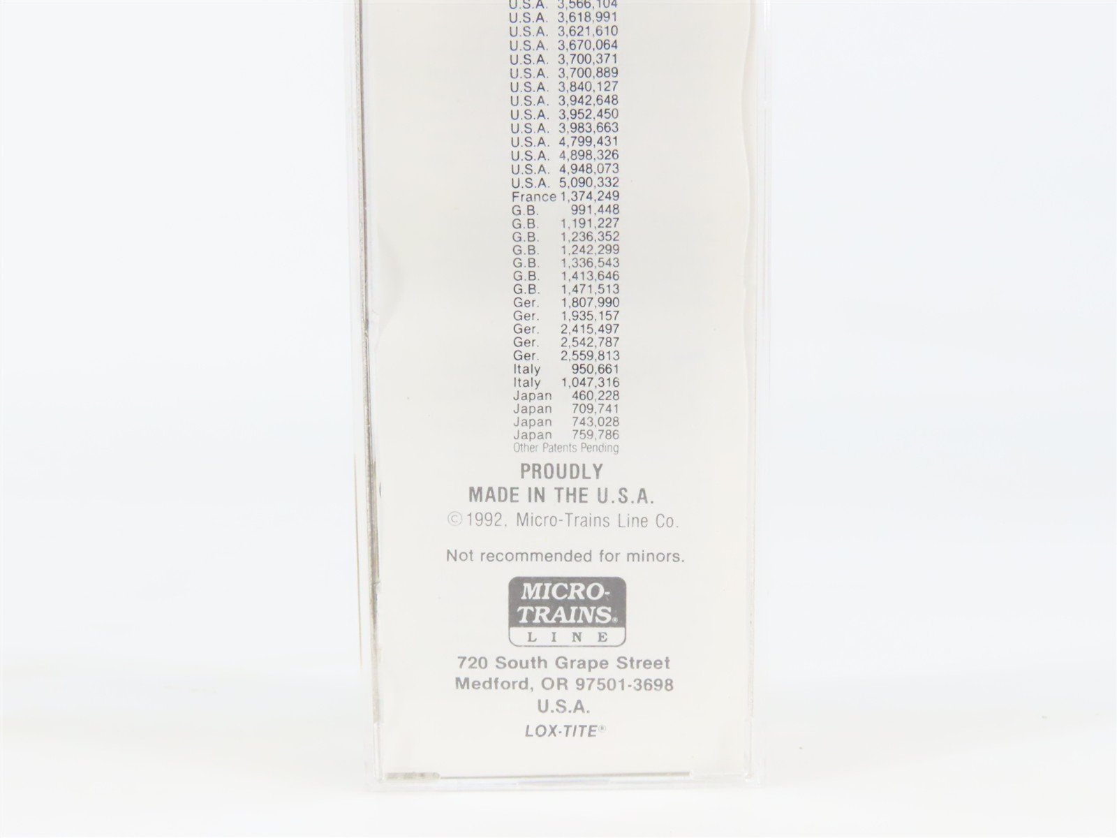 N Scale Micro-Trains MTL 30170 BN Union Railroad of Oregon 50' Box Car #223665