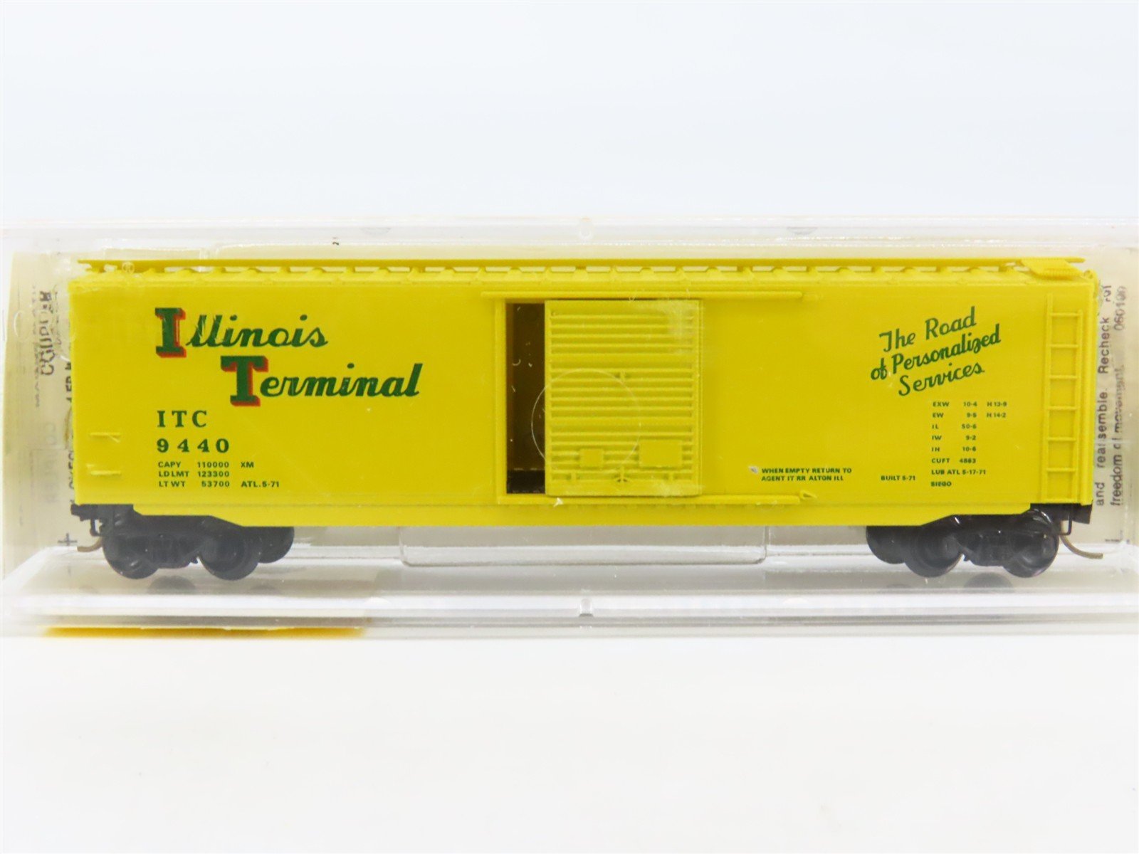 N Scale Micro-Trains MTL 31010 ITC Illinois Terminal 50' Box Car #9440
