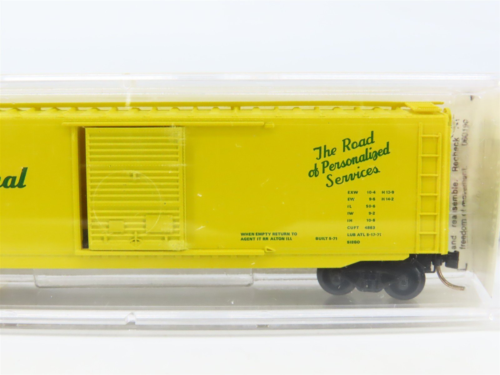 N Scale Micro-Trains MTL 31010 ITC Illinois Terminal 50' Box Car #9440