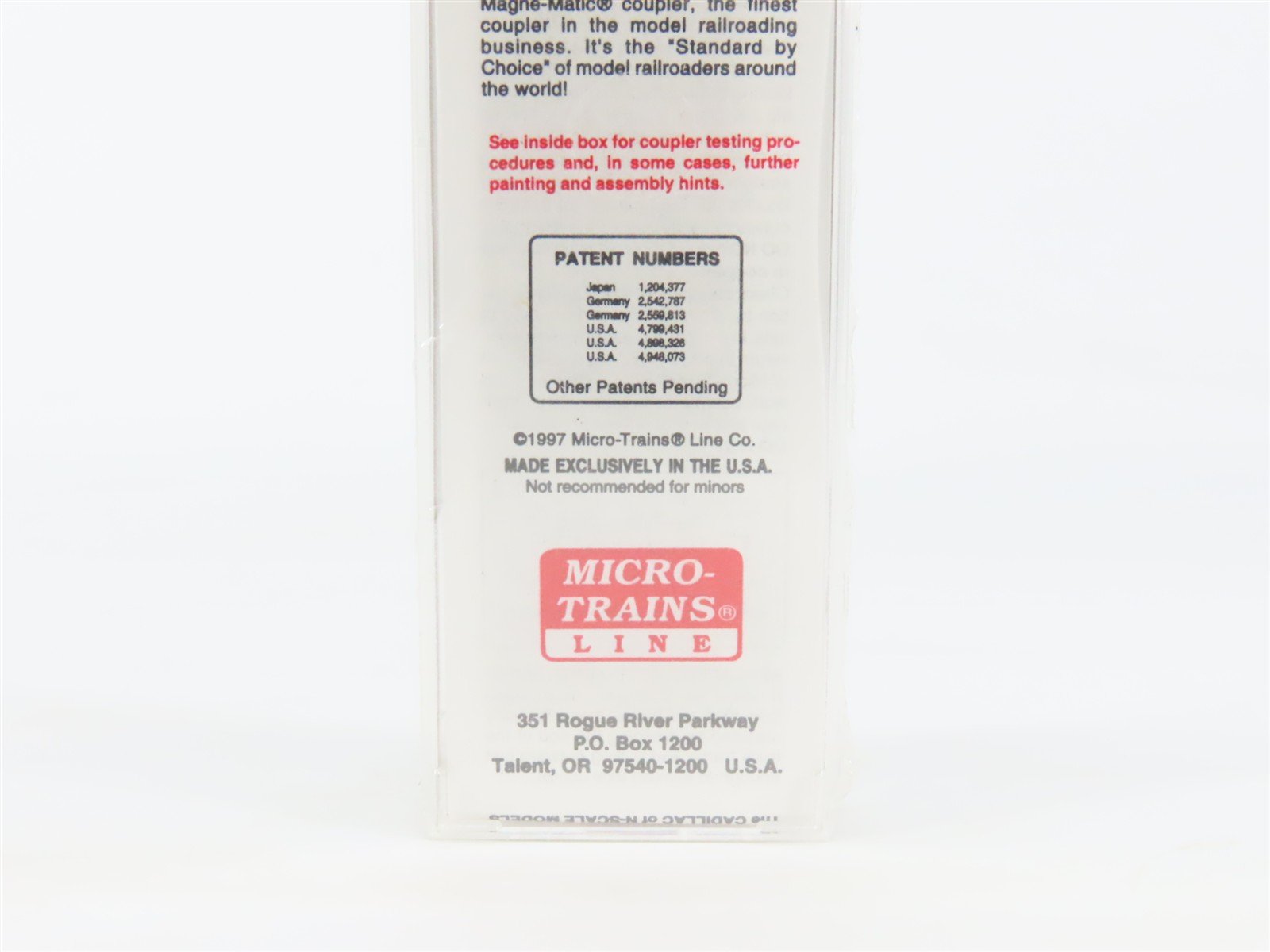 N Scale Micro-Trains MTL 30180 UP Union Pacific 50' Rib Side Box Car #300305