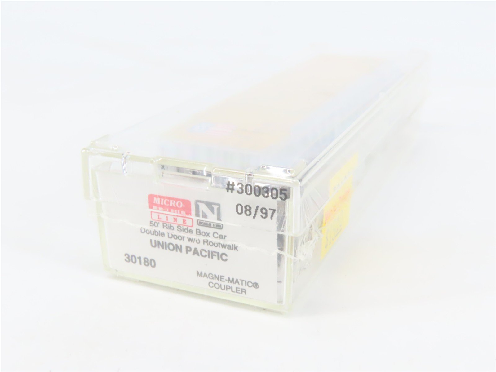 N Scale Micro-Trains MTL 30180 UP Union Pacific 50' Rib Side Box Car #300305