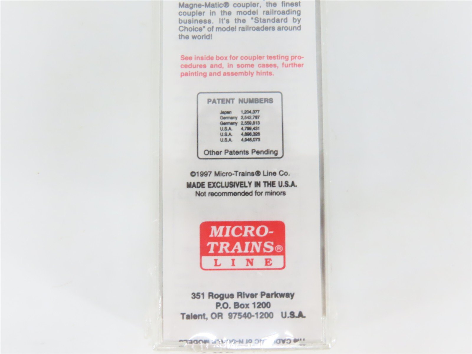 N Scale Micro-Trains MTL 30180 UP Union Pacific 50' Rib Side Box Car #300305