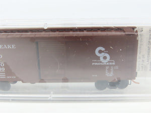 N Scale Micro-Trains MTL 20440 C&O Chesapeake & Ohio Progress 40' Box Car #18299