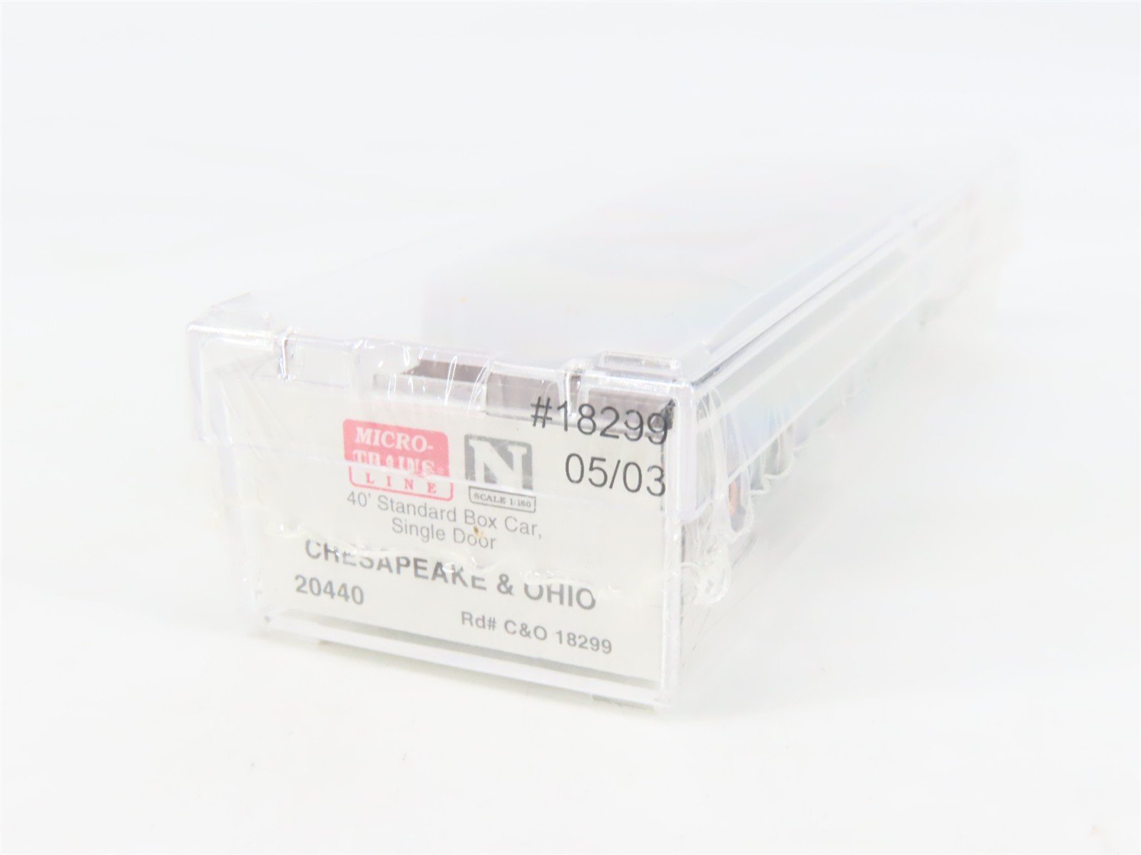 N Scale Micro-Trains MTL 20440 C&O Chesapeake & Ohio Progress 40' Box Car #18299