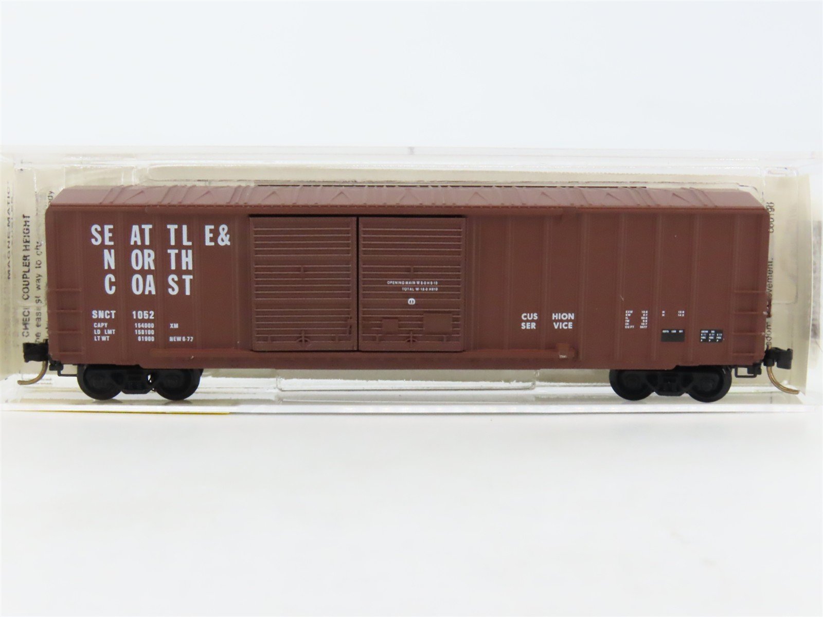 N Scale Micro-Trains MTL 30160 SNCT Seattle North Coast 50' Rib Side Boxcar 1052
