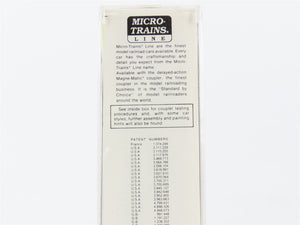 N Scale Micro-Trains MTL 30160 SNCT Seattle North Coast 50' Rib Side Boxcar 1052