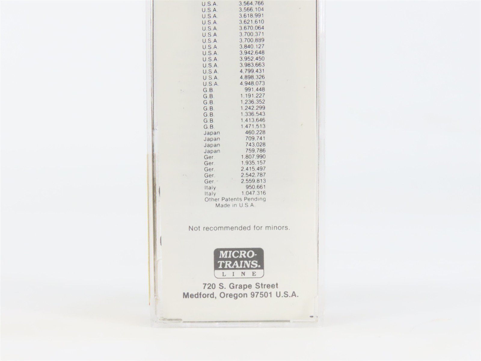 N Scale Micro-Trains MTL 30160 SNCT Seattle North Coast 50' Rib Side Boxcar 1052