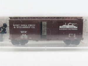N Scale Micro-Trains MTL 20370 WIF West India Fruit & Steamship 40' Box Car #314
