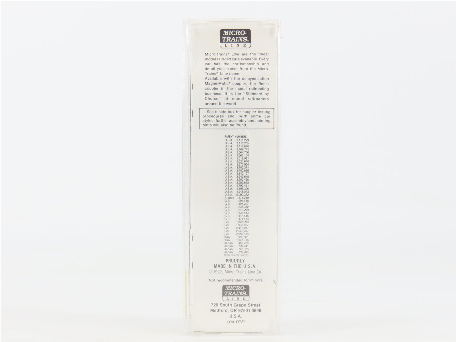 N Scale Micro-Trains MTL 20450 WIF West India Fruit & Steamship 40' Box Car #212