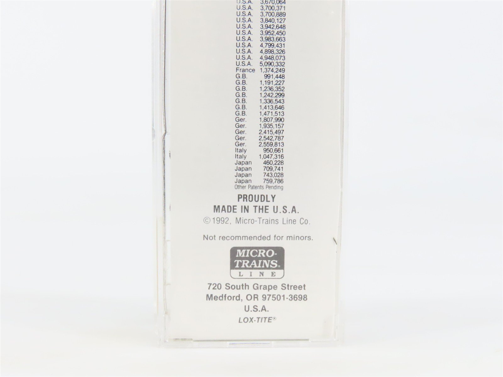 N Scale Micro-Trains MTL 20450 WIF West India Fruit & Steamship 40' Box Car #212