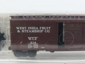 N Scale Micro-Trains MTL 20370 WIF West India Fruit & Steamship 40' Box Car #314