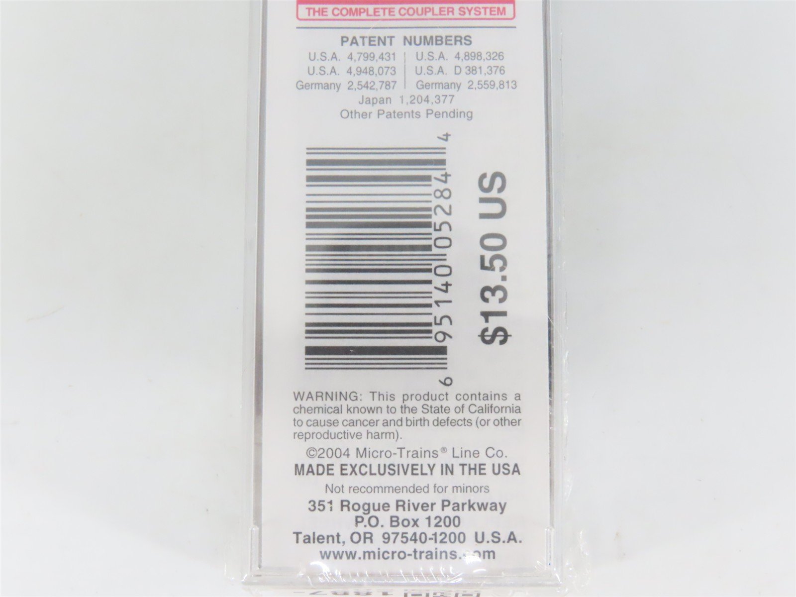 N Scale Micro-Trains MTL 20370 WIF West India Fruit & Steamship 40' Box Car #314