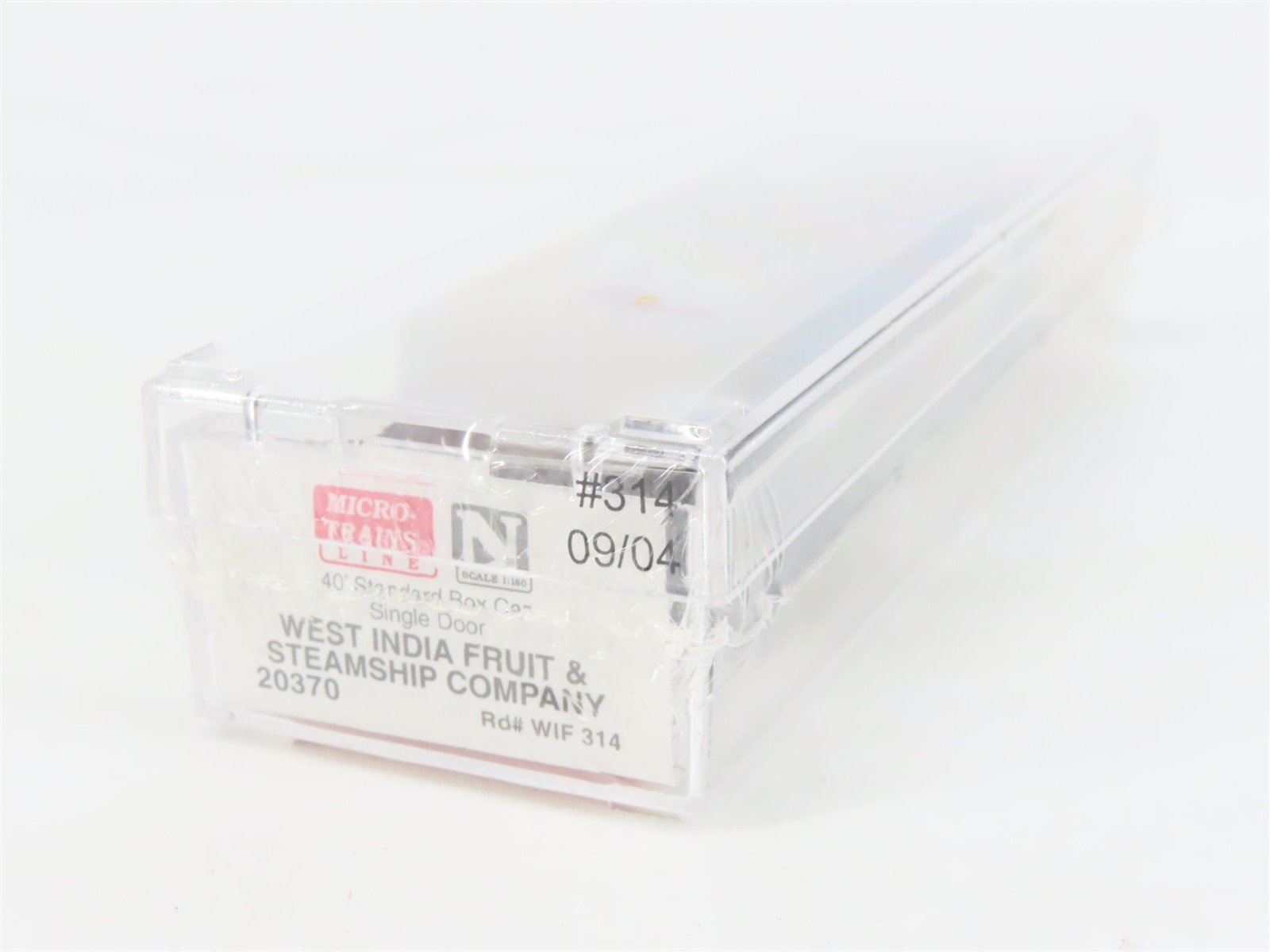 N Scale Micro-Trains MTL 20370 WIF West India Fruit & Steamship 40' Box Car #314