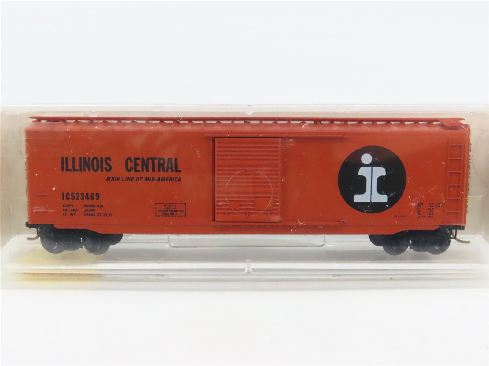 N Scale Micro-Trains MTL 31030 IC Illinois Central 50' Box Car #523469
