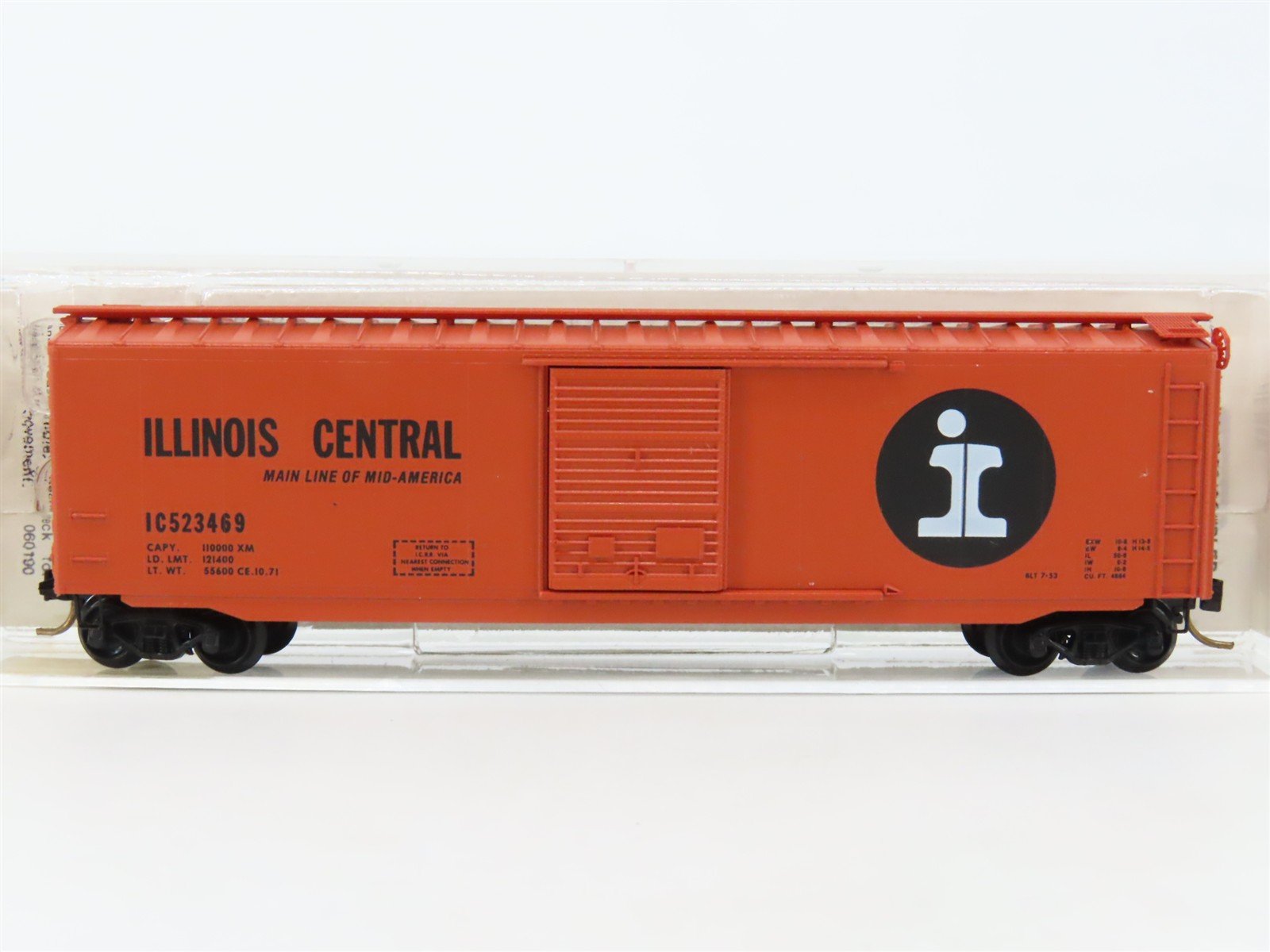 N Scale Micro-Trains MTL 31030 IC Illinois Central 50' Box Car #523469