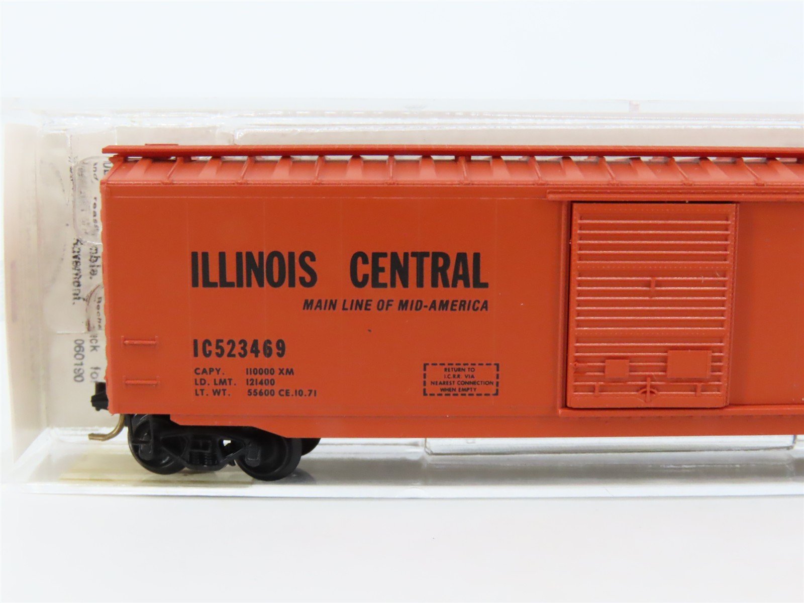 N Scale Micro-Trains MTL 31030 IC Illinois Central 50' Box Car #523469