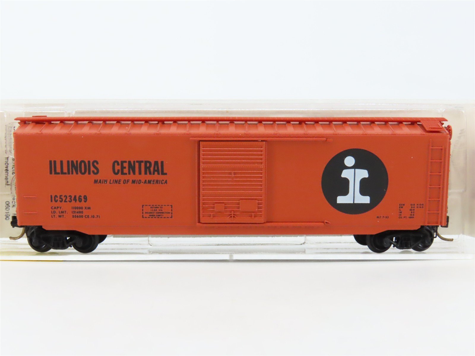 N Scale Micro-Trains MTL 31030 IC Illinois Central 50' Box Car #523469