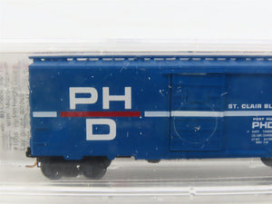 N Scale Micro-Trains MTL 20150 PHD St. Clair Blue Water Route 40' Box Car #1305