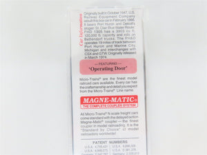 N Scale Micro-Trains MTL 20150 PHD St. Clair Blue Water Route 40' Box Car #1305