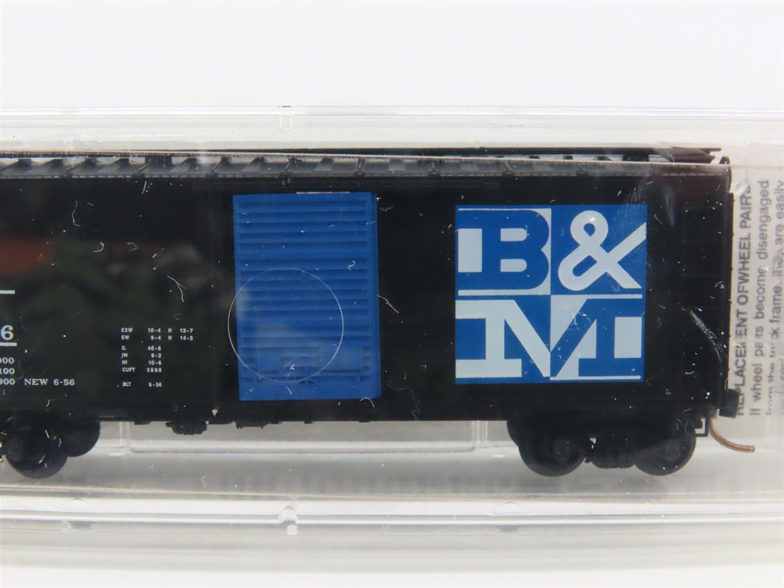 N Scale Micro-Trains MTL 20400 BM Boston & Maine 40' Single Door Box Car #74706