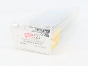 N Scale Micro-Trains MTL 20400 BM Boston & Maine 40' Single Door Box Car #74706