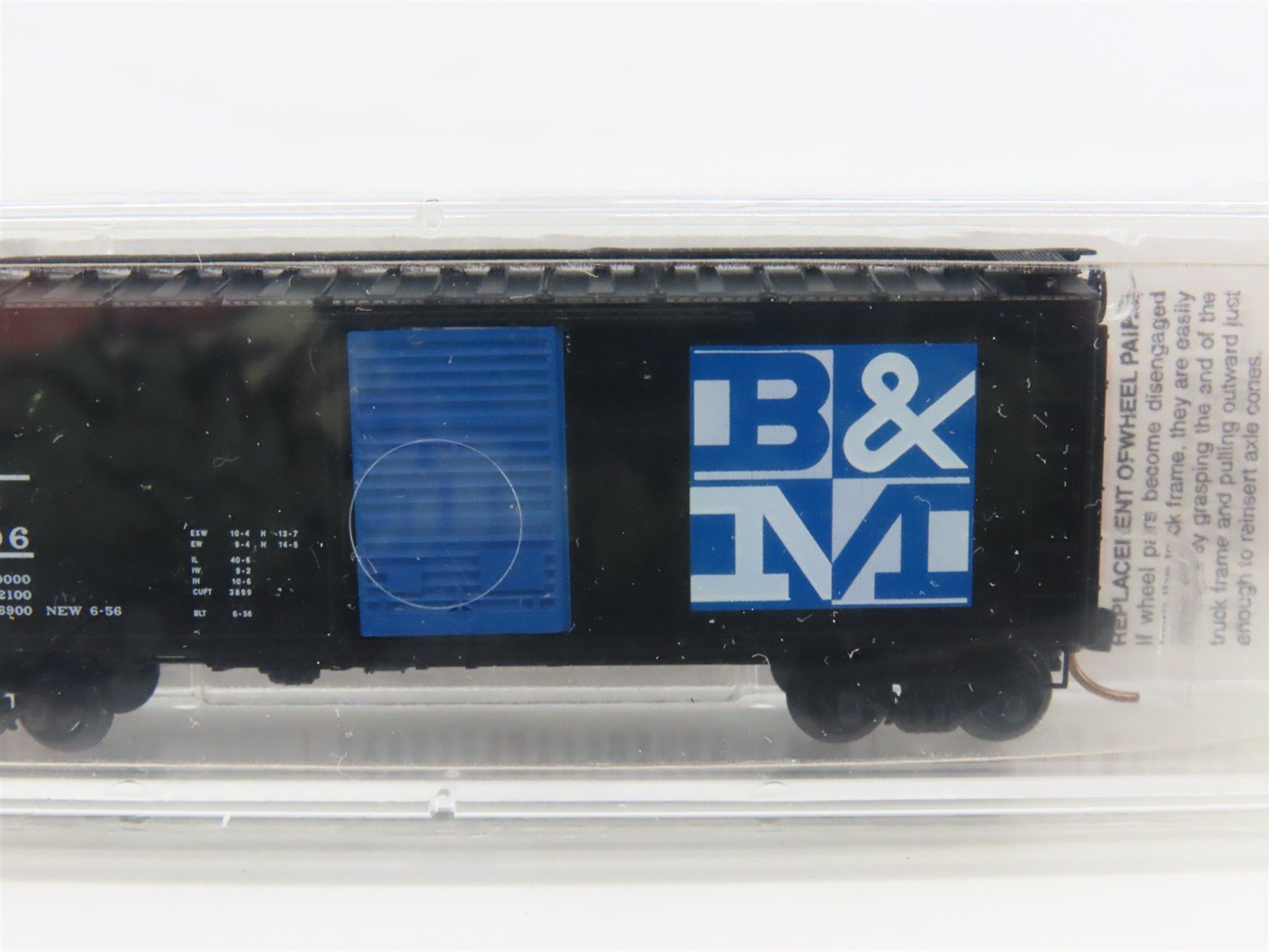 N Scale Micro-Trains MTL 20400 BM Boston & Maine 40' Single Door Box Car #74706