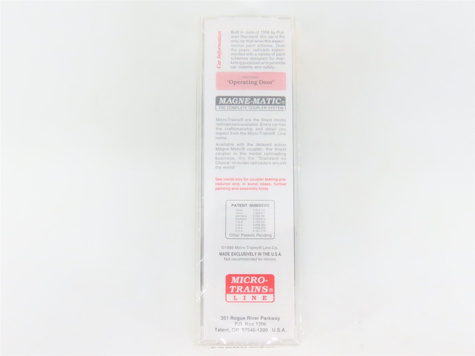 N Scale Micro-Trains MTL 20400 BM Boston & Maine 40' Single Door Box Car #74706