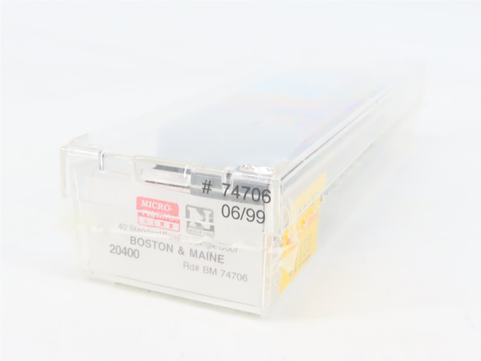 N Scale Micro-Trains MTL 20400 BM Boston & Maine 40' Single Door Box Car #74706