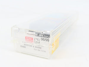 N Scale Micro-Trains MTL 20400 BM Boston & Maine 40' Single Door Box Car #74706
