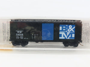 N Scale Micro-Trains MTL 20400 BM Boston & Maine 40' Single Door Box Car #74706