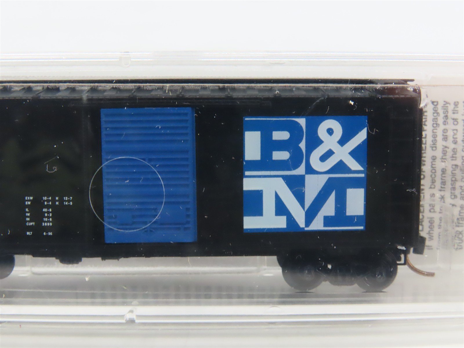 N Scale Micro-Trains MTL 20400 BM Boston & Maine 40' Single Door Box Car #74706