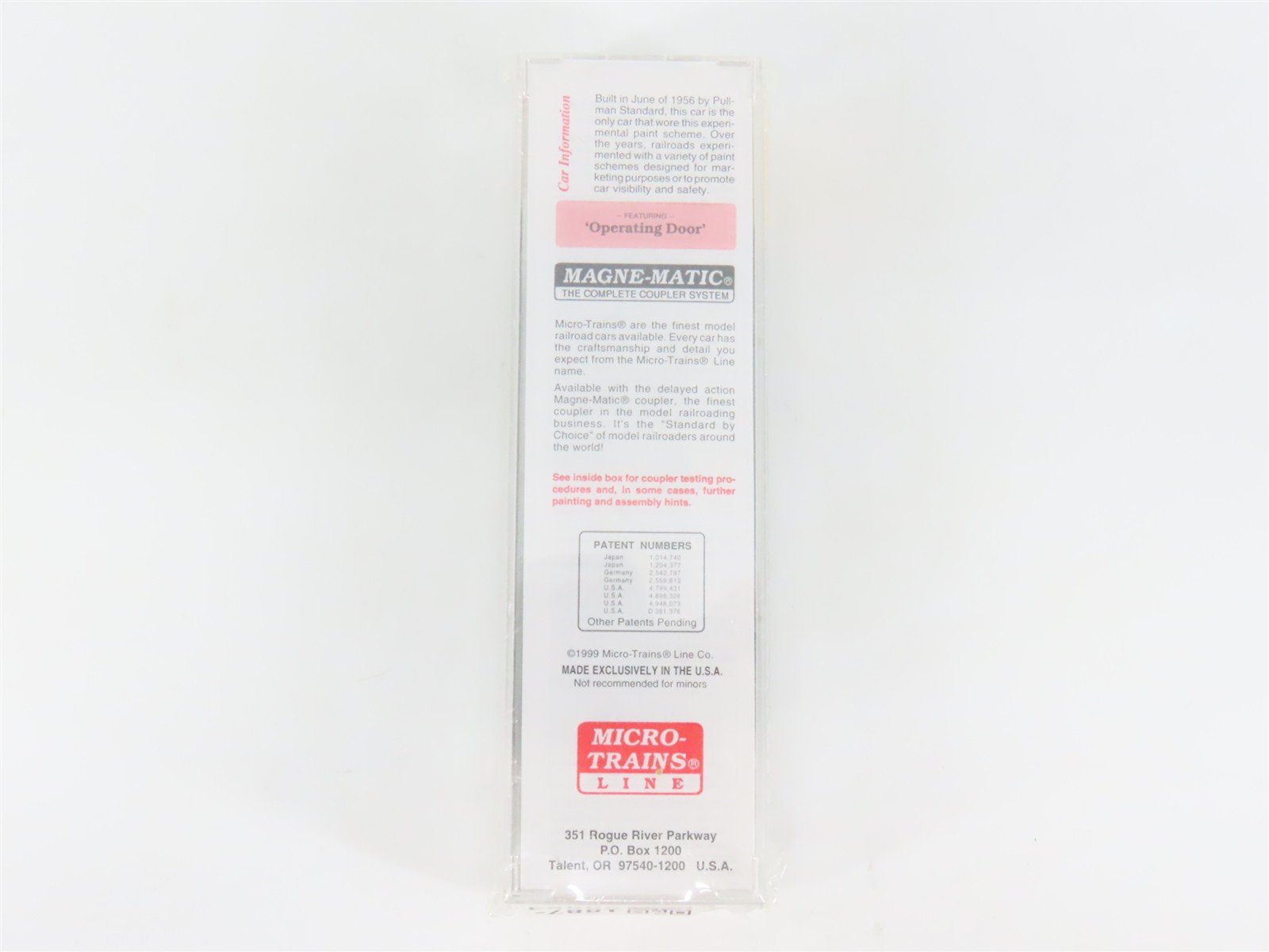 N Scale Micro-Trains MTL 20400 BM Boston & Maine 40' Single Door Box Car #74706
