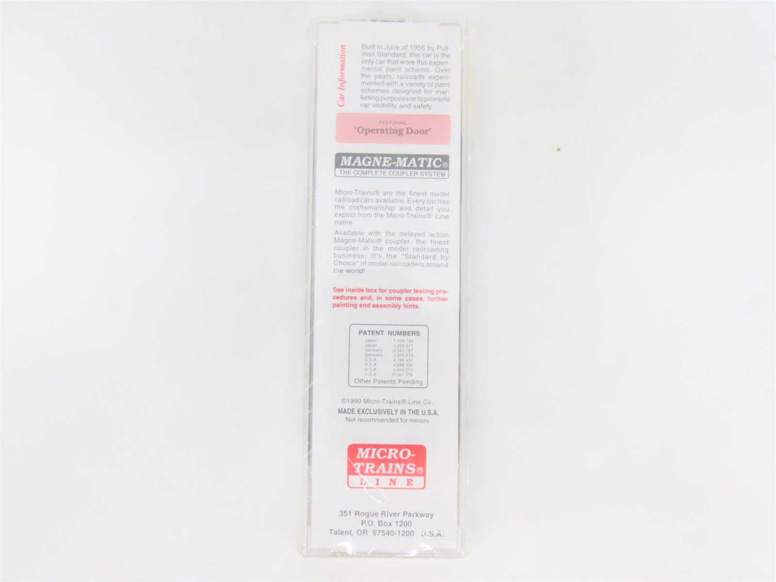 N Scale Micro-Trains MTL 20400 BM Boston & Maine 40' Single Door Box Car #74706