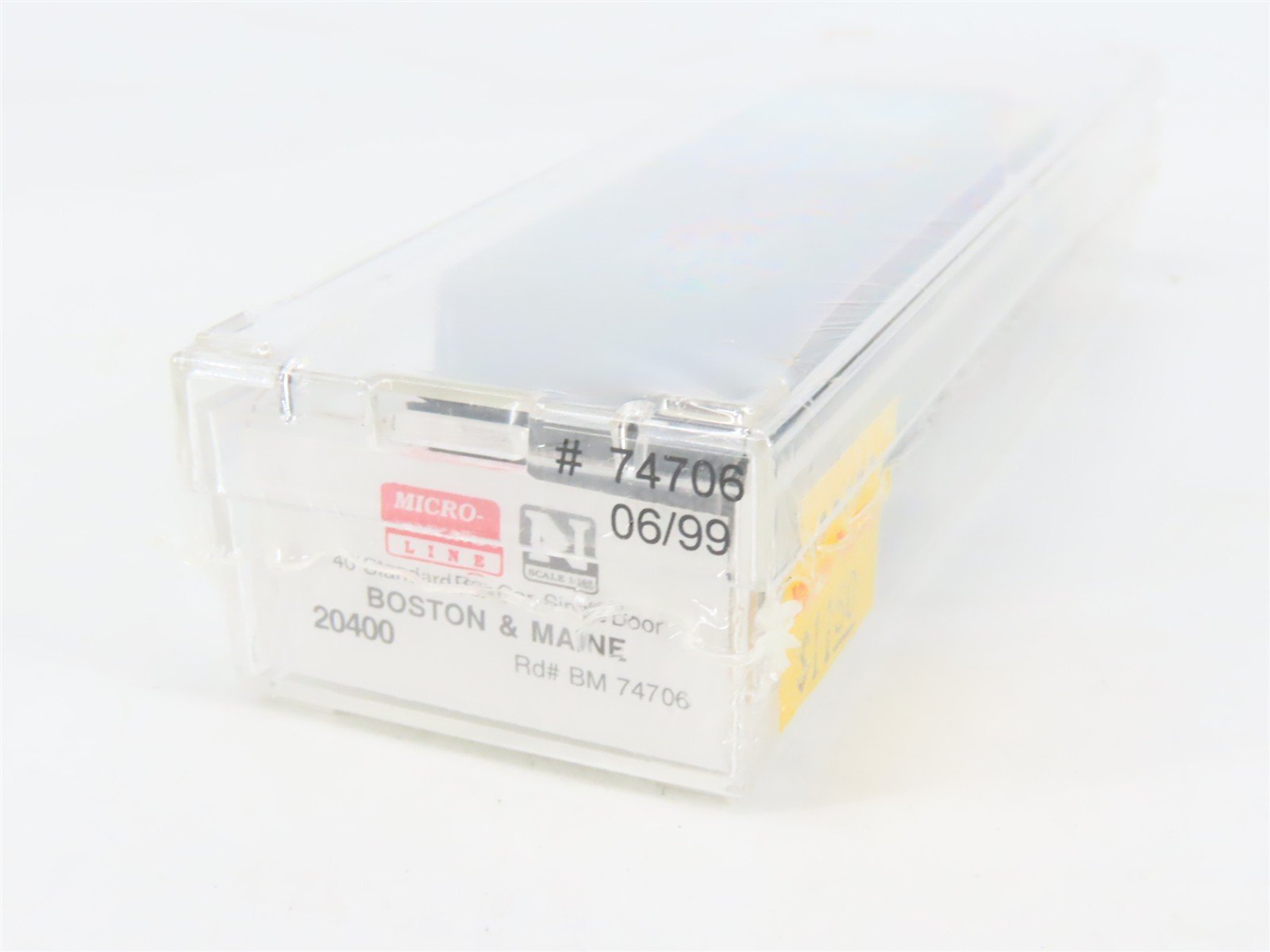 N Scale Micro-Trains MTL 20400 BM Boston & Maine 40' Single Door Box Car #74706