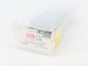 N Scale Micro-Trains MTL 20400 BM Boston & Maine 40' Single Door Box Car #74706