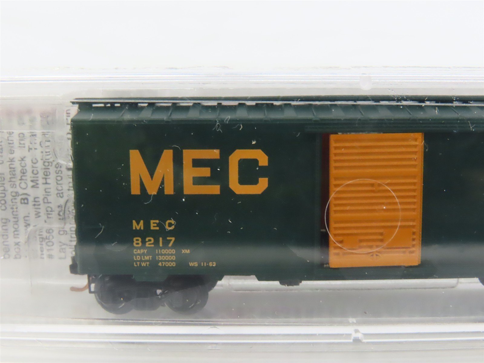 N Micro-Trains MTL 20220 MEC Maine Central Pine Tree Route 40' Box Car #8217